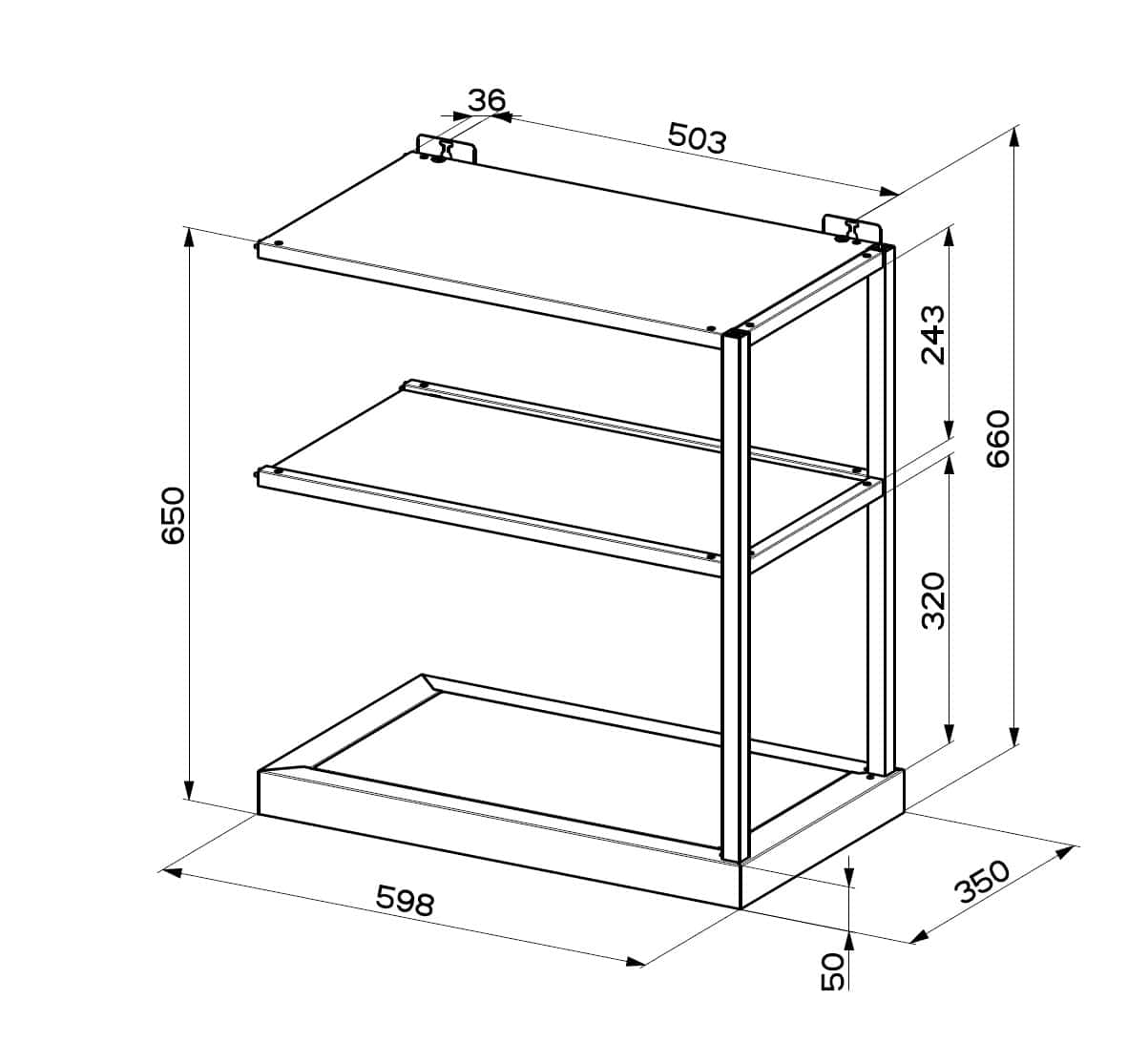 Shelves for Faber Modular Wall Hood - Image 5