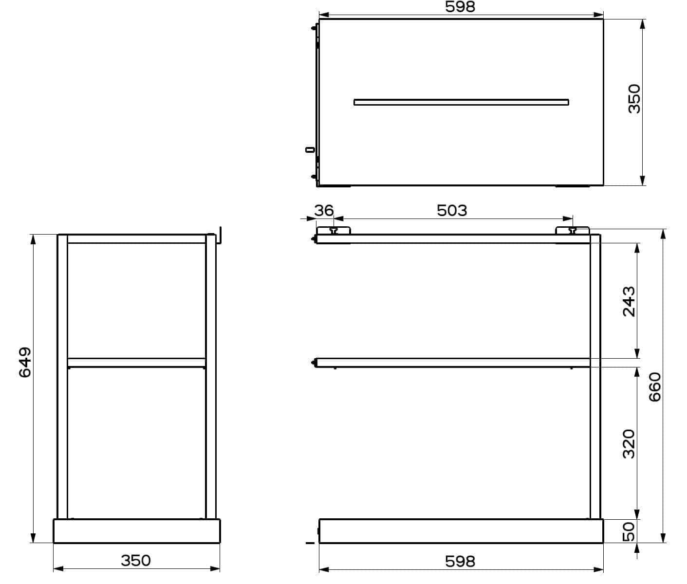 Shelves for Faber Modular Wall Hood - Image 6